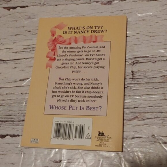 3/$13 Nancy Drew Notebooks #17 Whose Per is Best by Carolyn Keene - Picture 4 of 5